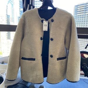 Viral sold out Mango Appliqué Coat